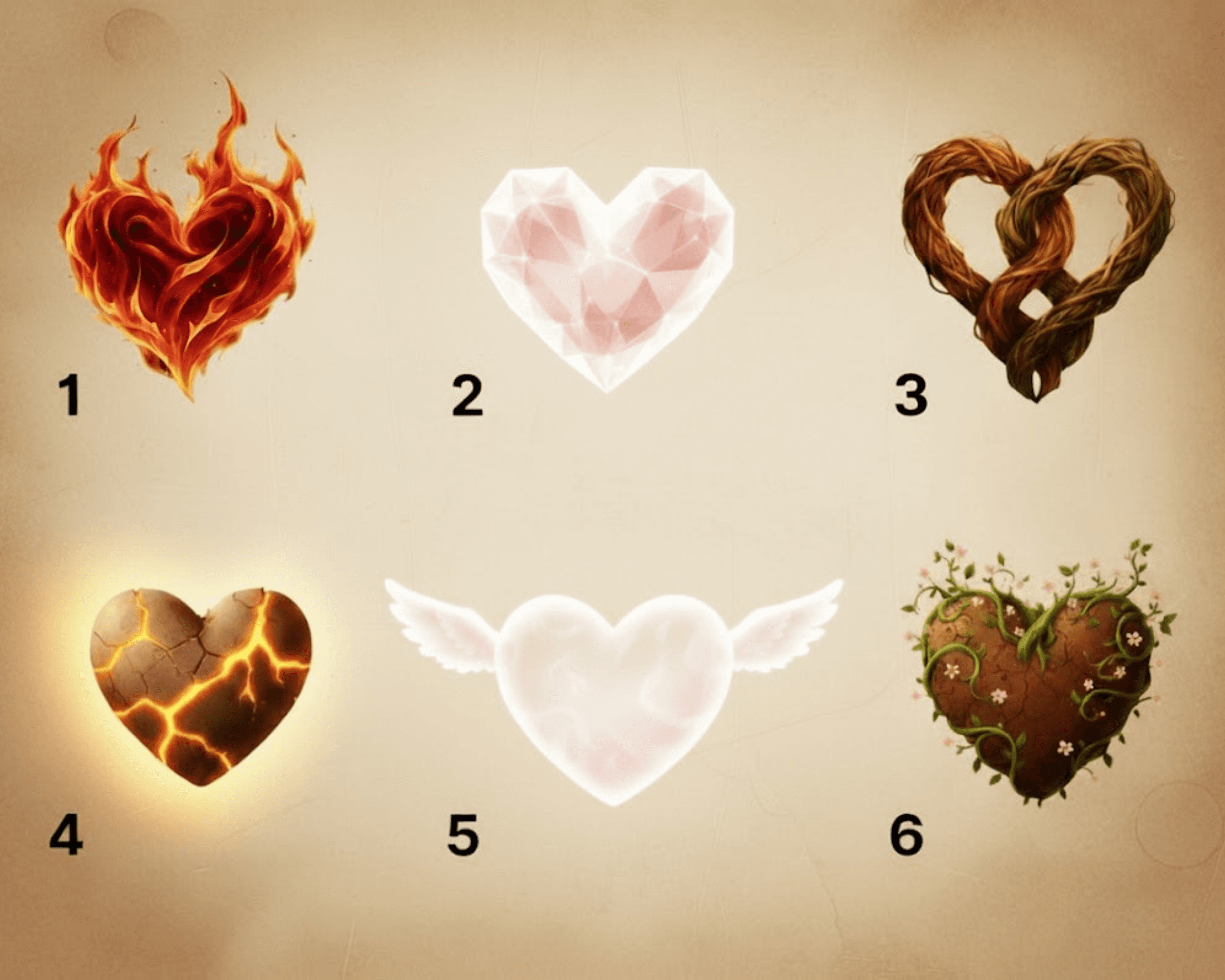 Instrumento visual do Teste do Arquétipo do Amor